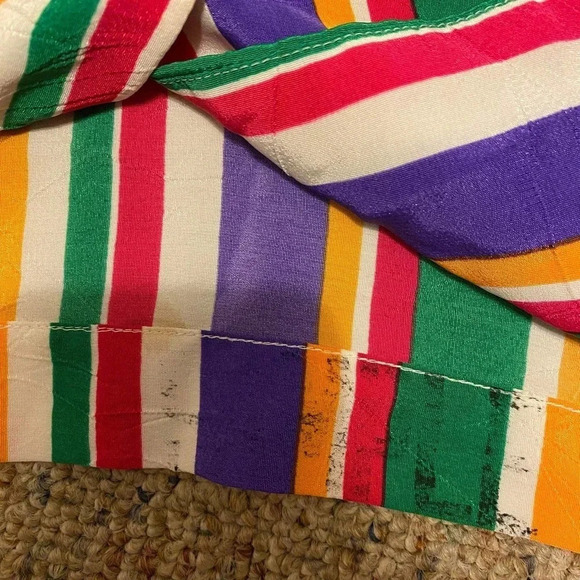 Vintage Intuitions Buttons down Blouse Women Size 8 - Picture 6 of 7